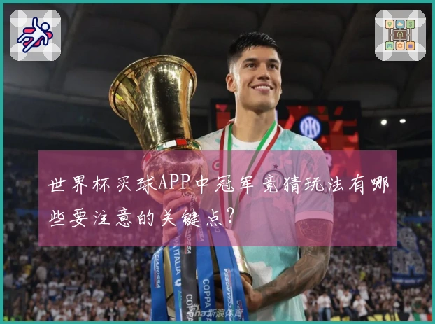 世界杯买球APP中冠军竞猜玩法有哪些要注意的关键点？